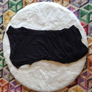 All Saints Mae Jersey Dress Stud Accent Ruched Bodycon Mini Party Dress